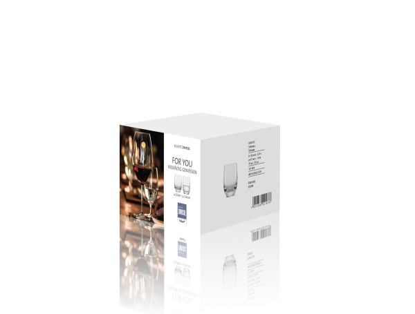Schnapsglas-Set FOR YOU in transparent aus Glas