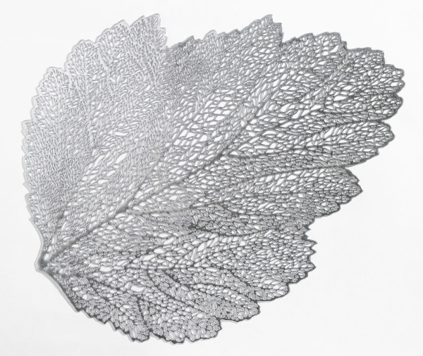 Tischset LEAF silber