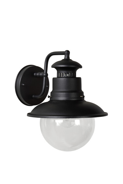 Wandleuchte FIGO in schwarz aus Aluminium