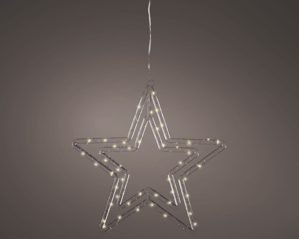 Weihnachtsstern LED in transparent aus Acryl