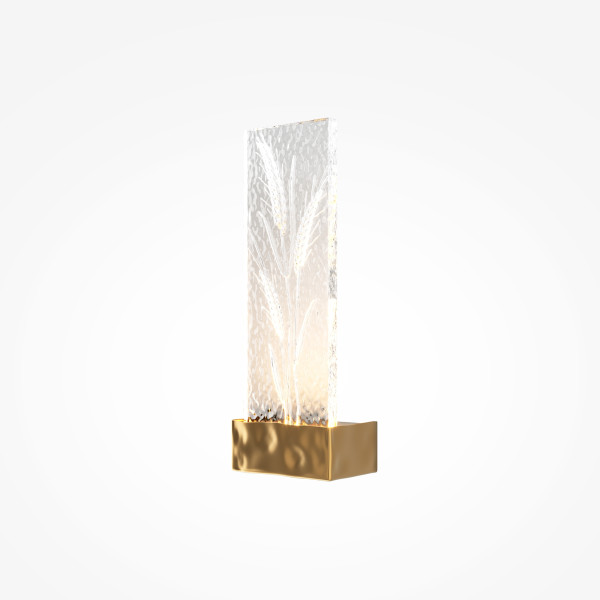 Wandleuchte ORNATE in messingfarben aus Edelstahl