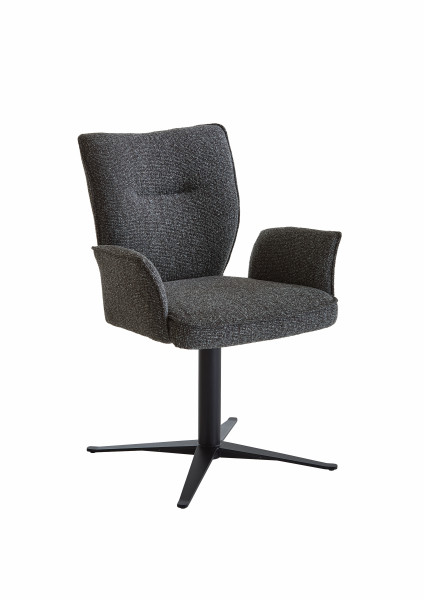 Polsterstuhl STUDIO-LINE in  Regina dark grey