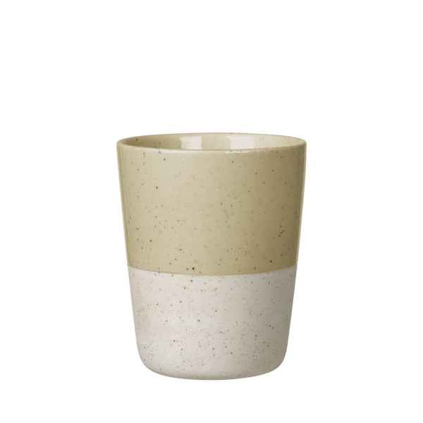 Becher SABLO in braun aus Keramik