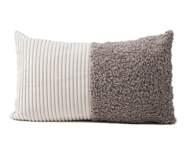 Kissen ANORA silber in silberfarben aus Polyester