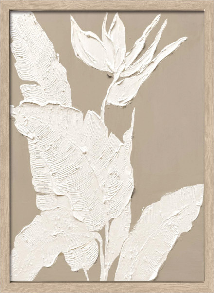 Bild RELIEF FLOWERS in mehrfarbig aus Holz