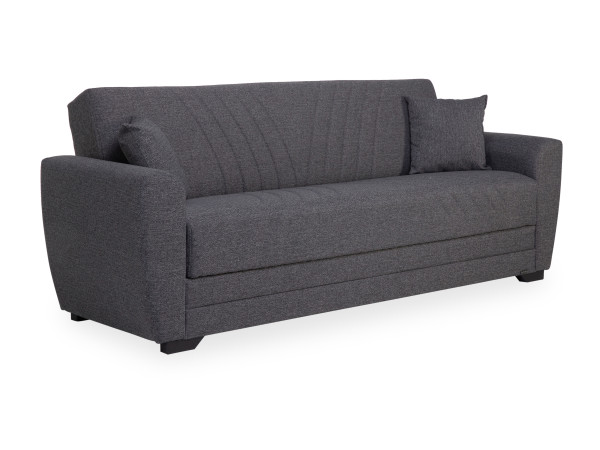 Schlafsofa HARPER SNYDER in grau aus Stoff