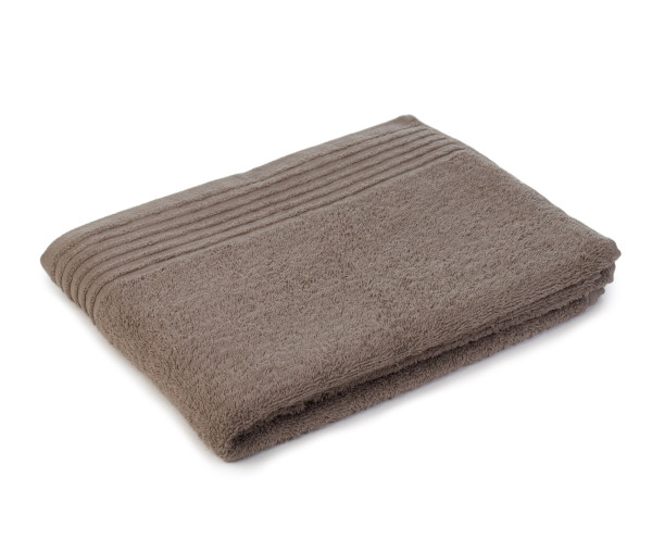 Duschtuch HAMBURG taupe in taupe aus Baumwolle