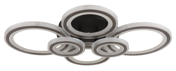 Deckenleuchte KORA in schwarz aus Metall