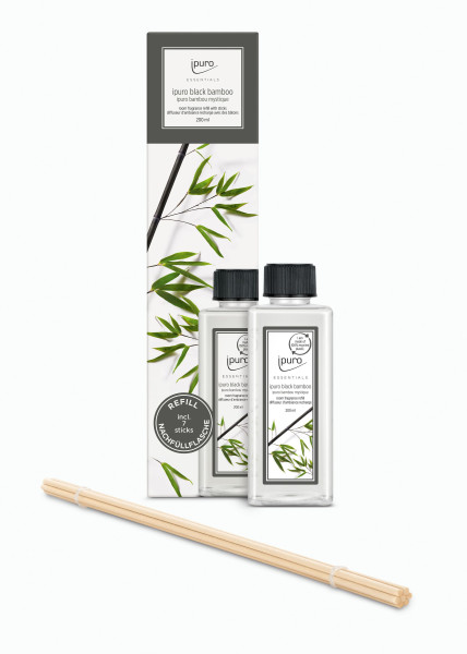 Refill ipuro BLACK BAMBOO in schwarz aus Kunststoff