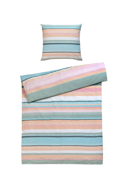 Bettwäsche PAULINE Polycotton in mehrfarbig aus Mischgewebe