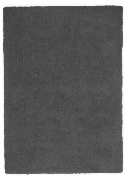 Teppich Soft Dream in dunkelgrau aus Polyester