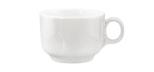 Kaffeeobertasse SENTO HOME in weiß aus Porzellan
