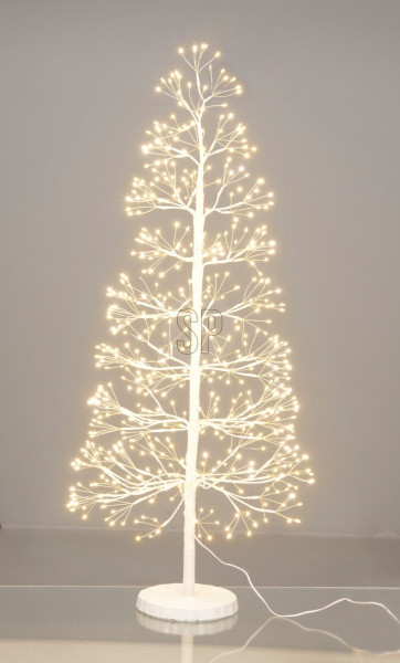 Weihnachtsbaum LED in schwarz aus Kunststoff