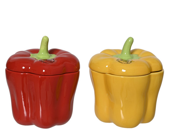 Vorratsdose PAPRIKA in mehrfarbig aus Dolomit