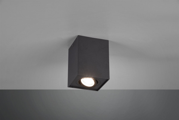 Deckenleuchte BISCUIT in schwarz aus Metall