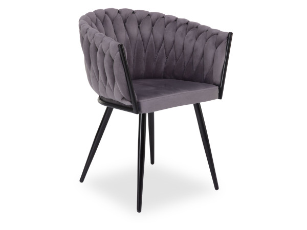 Armlehnstuhl LYNNE in grau