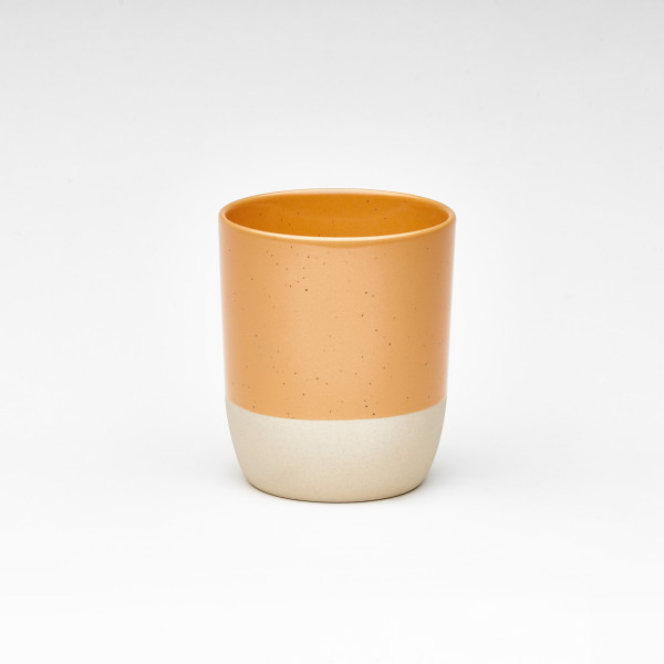 Becher DIP in pfirsich aus Steinzeug