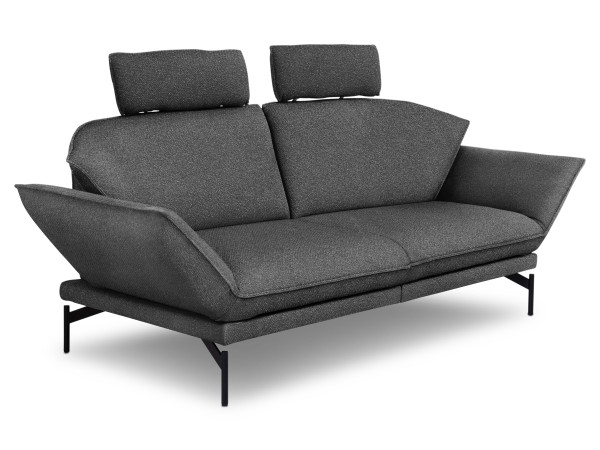 Sofa 2,5 Sitzer himolla 1478 in grau aus Stoff