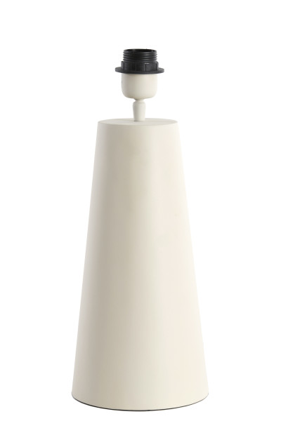 Lampenfuss YELOS in creme aus Stoff