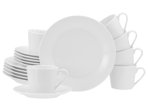 Kaffeeservice BASE in weiß aus Porzellan