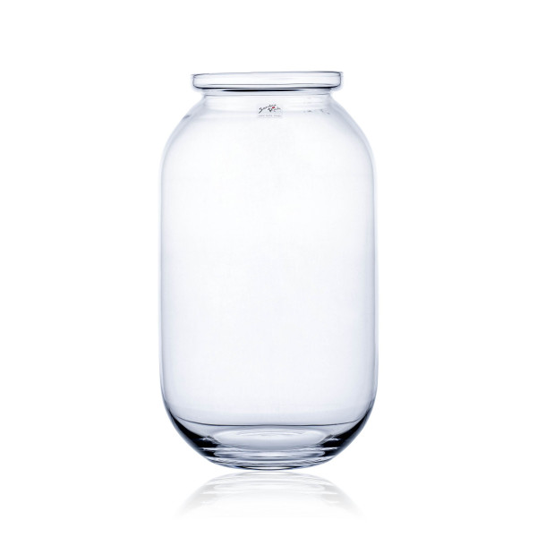 Vase CALDERON in klar aus Glas