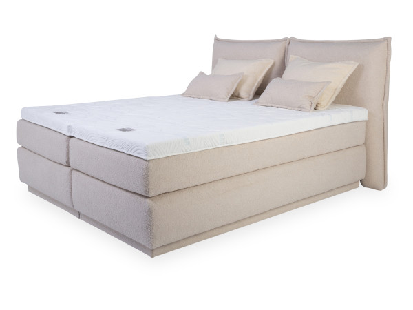 Boxspringbett SANSIBAR VINTERDAL in vanille aus Stoff