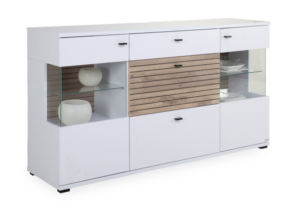 Sideboard LIVIN ROVIGO in weiß aus MDF