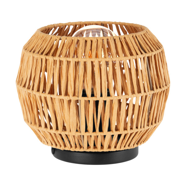 Tischleuchte SHELDON in natur aus Metall