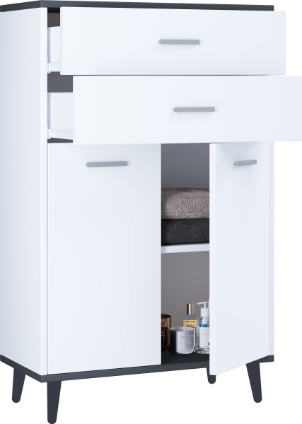 Highboard LINDAS aus Dekor