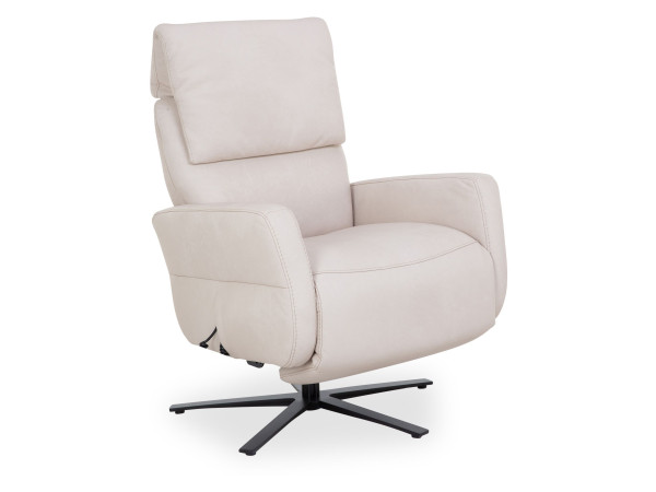 Relaxsessel MONDO PELAGIO LAZYLINE in ecru aus Leder