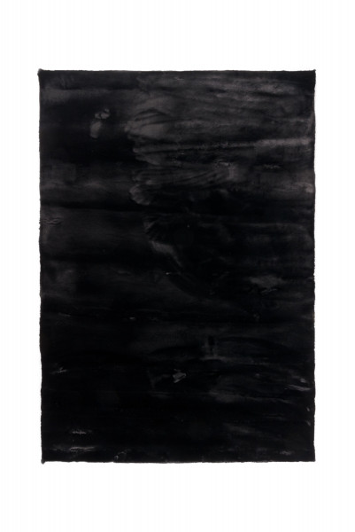 Teppich PLUSH schwarz in schwarz aus Polyester