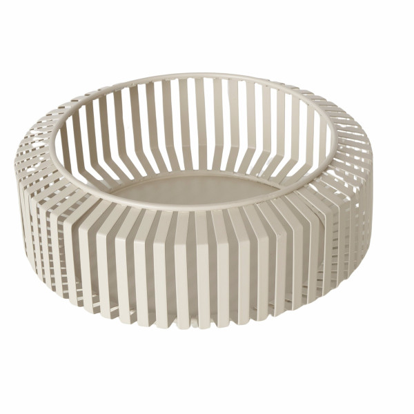 Schale VIKI beige in beige aus Eisen