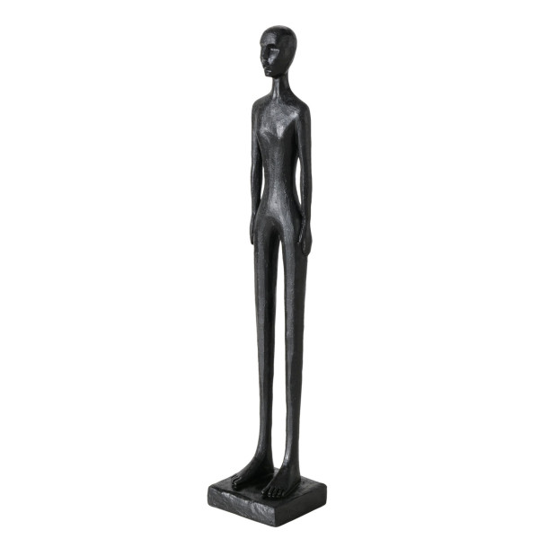 Figur CLEMONT in schwarz aus Kunstharz