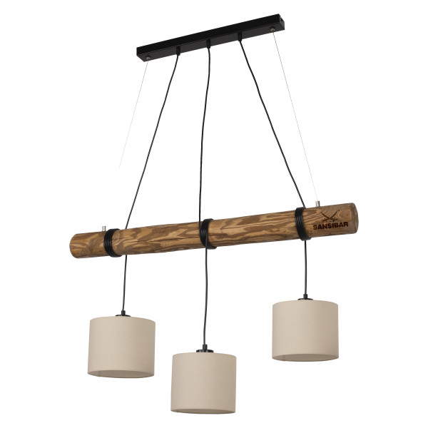 Pendelleuchte SANSIBAR HÖRNUM in beige