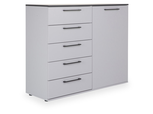 Kommode MONDO AMADO in Basalt aus Lack