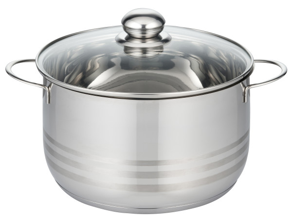 Topf ELO BRILLANT in silberfarben aus Edelstahl