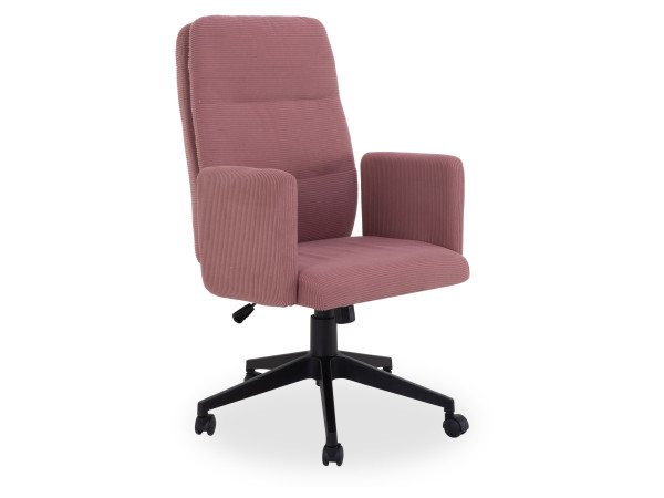 Chefsessel SHARAD in Altrosa aus Stoff