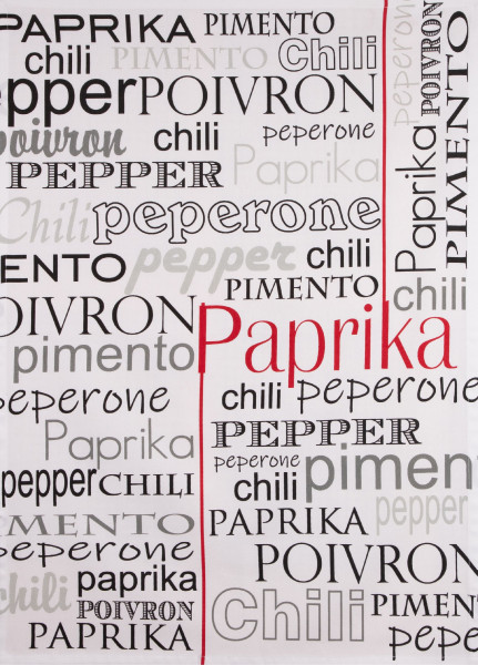 Geschirrtuch HOT BASKET in mehrfarbig aus Baumwolle