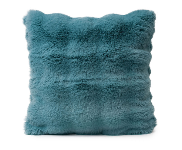 Kissen BUBBLES aqua in aqua aus Polyester