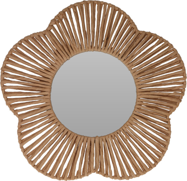 Spiegel FLOWER in natur aus Glas