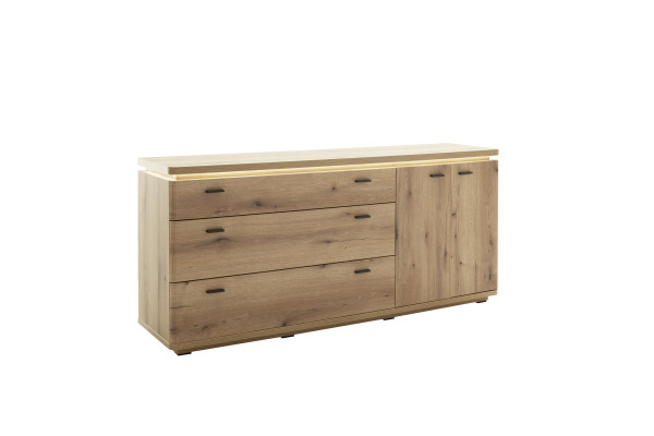 Sideboard HARPER MERAN in Eiche aus Dekor