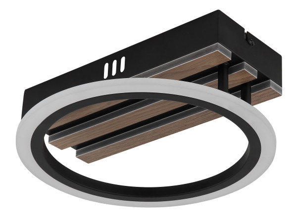 Deckenleuchte BLEVINS in schwarz aus Metall