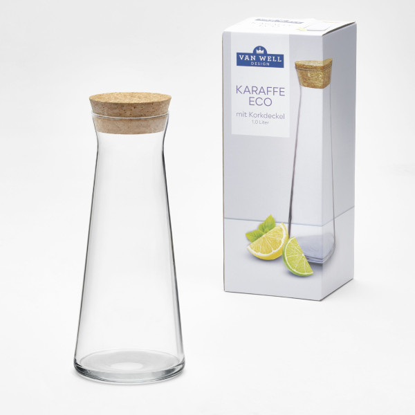 Glaskaraffe ECO in mehrfarbig aus Glas