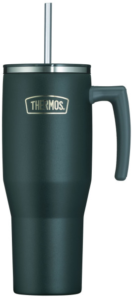 Isolier-Trinkbecher THERMOS REFRESHING in schwarz aus Edelstahl