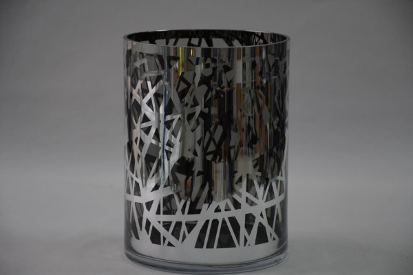 Teelichthalter TWIG in Smoke aus Glas