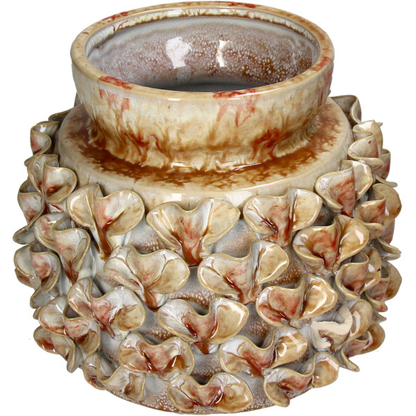 Vase TERRA in terracotta aus Steingut