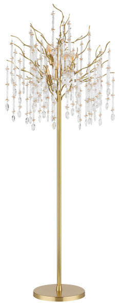 Stehleuchte GLORIA in goldfarben aus Metall