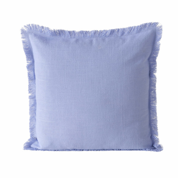 Kissen LENEA in blau aus Baumwolle