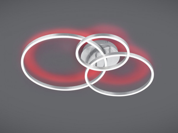 Deckenleuchte WINONA in Nickel aus Metall