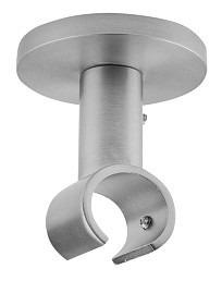 Deckenträger Edelstahloptik in silberfarben aus Metall